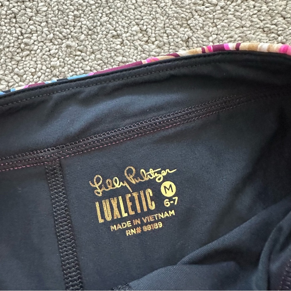 Lilly Pulitzer Mini Aila Skort Amarena Cherry Tropical With A Twist Size M Kids - Picture 4 of 7